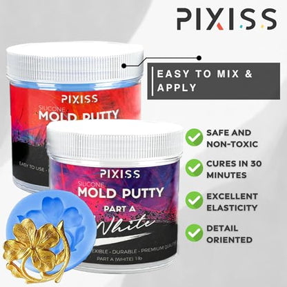 Mold Putty Silicone Mold Making Kit (14.1 Ounce)