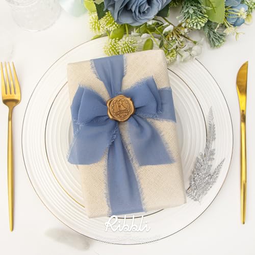 Chiffon Ribbon 1.5 inch x 30 Yard Handmade Silk Ribbon (90 Foot)