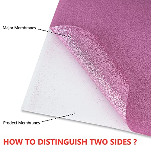Glitter Purple Pink Heat Transfer Vinyl HTV Rolls