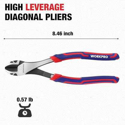 8 Inch High Leverage Diagonal Pliers
