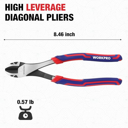 8 Inch High Leverage Diagonal Pliers