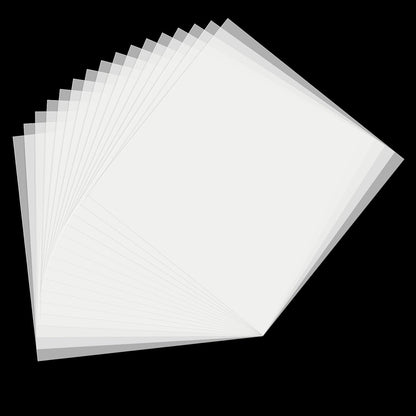 16 Pack 7.5mil Mylar Sheet, 12 X 12 Inch Translucent Blank Stencil Paper for Cricut Crafts Laser Cutting, Stencil Sheets Used for Making Letter Stencils, Flower Stencils, Star Wall Stencil