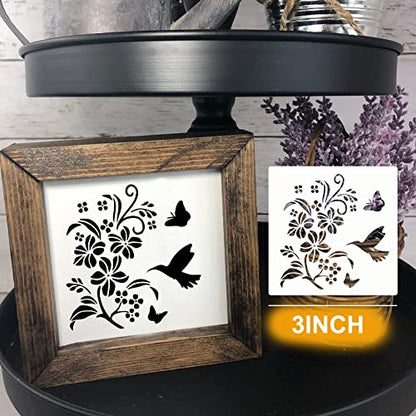 65Pcs Small Stencils for Painting on Wood Burning Reusable