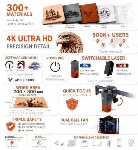 K15 Pro Laser Engraver 10W