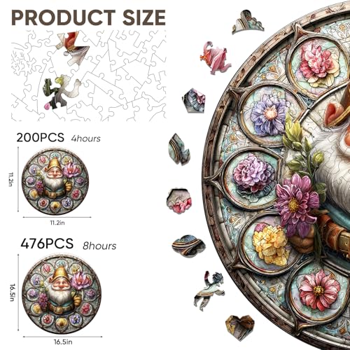 476 Pcs Wooden Puzzles for Adults