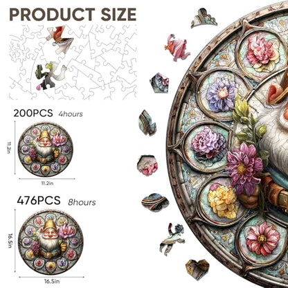 476 Pcs Wooden Puzzles for Adults