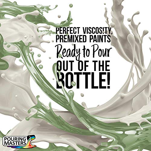 Pouring Masters Agave Green Metallic Pearl Ready to Pour Acrylic Pouring Paint (32 Fl Oz)