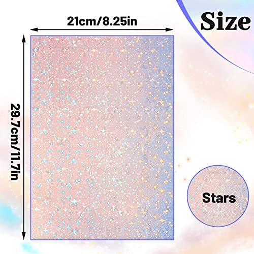 60 Sheets Holographic Laminate Sheets