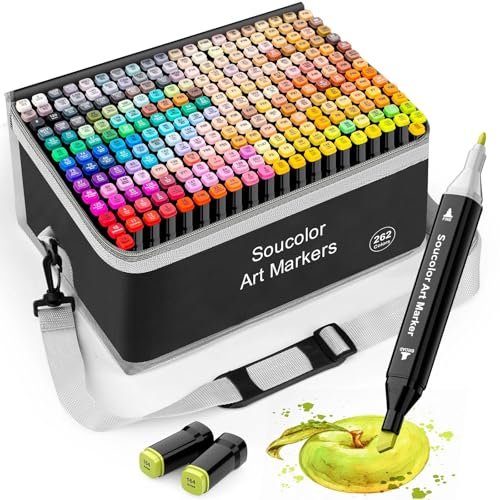 262 Colors Alcohol Markers (262 Count)