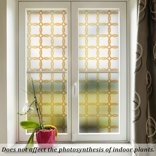Celtic Knot Seamless Pattern Full Privacy Window Film 17.7'' x 78.7''