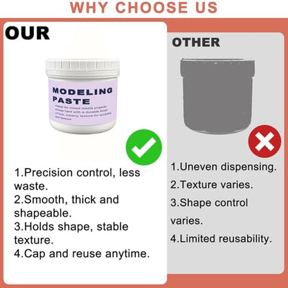 10.58 OZ Acrylic Modeling Paste (9.88 Fl Oz)
