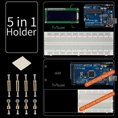 Starter Kit with Breadboard Power Supply Compatible with Arduino IDE
