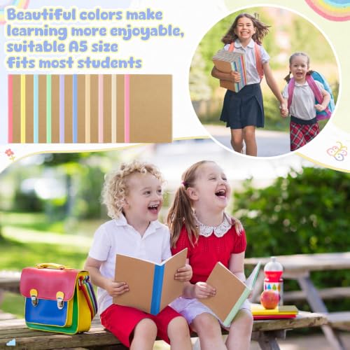 100 Pack A5 Composition Notebooks 5"x8" Wide Ruled Notebook (100 Count)