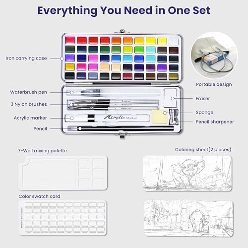 Watercolor Paint Set