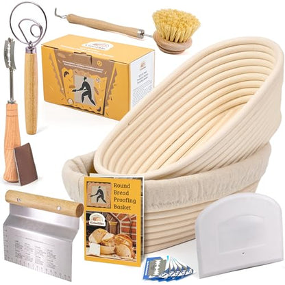 11" Oval Banneton Proofing Basket Set of 2