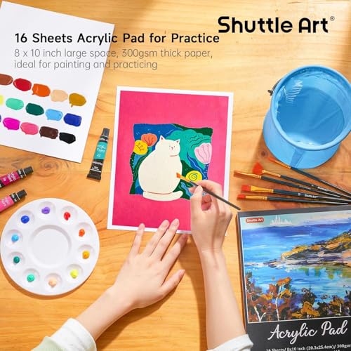 54 Pack Acrylic Paint Set