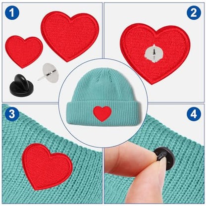 100set Rubber Pin Backs (100 Count)