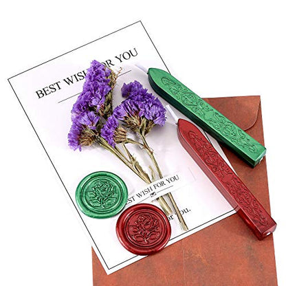 12Pcs Sealing Wax Sticks for Wax Seal Stamp (12 Count)