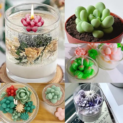 Succulent Candle Mold