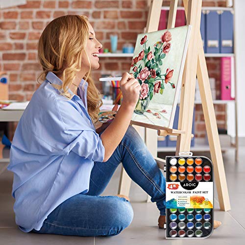 48 Colors Watercolor Paint (12 Ounce)