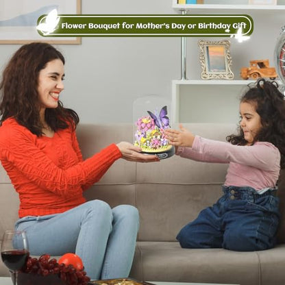 Flower Bouquet Building Set for Adults