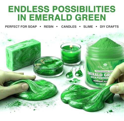 Emerald Veil Green Mica Powder 2 oz (2 Ounce)