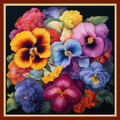 Stamped Cross Stitch Kits Full Range of Embroidery Needlework Starter Kits for Beginners Adults 11CT Embroidery Patterns Art Crafts DIY Needlepoint Kits