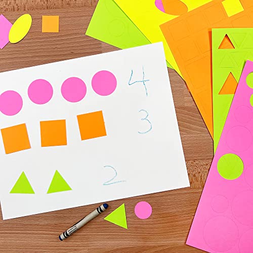 Circle Square Oval Triangle Cutouts (676 Count)