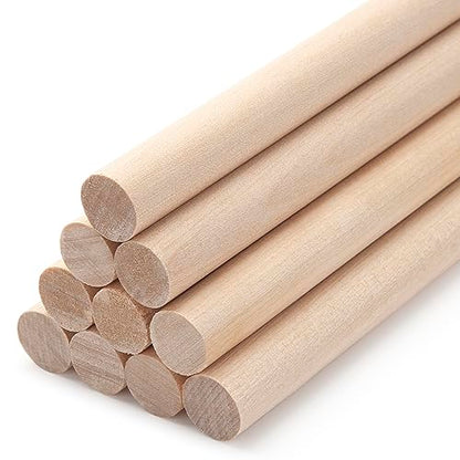 Wood Dowels Wooden Dowel Rods for Crafts