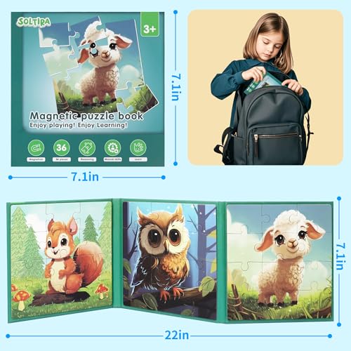Magnetic Puzzles for Toddlers 3 (36 Count)