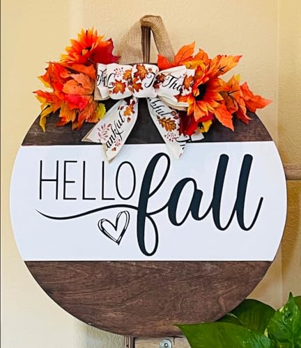 Fall Stencils for Crafts Reusable 12" Fall Stencils for Painting on Wood (18 Count)