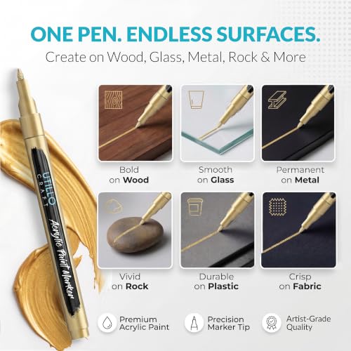 Gold Paint Pen (8 Count)