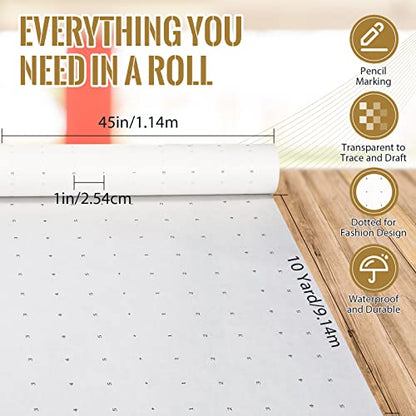 Dotted Pattern Paper for Sewing