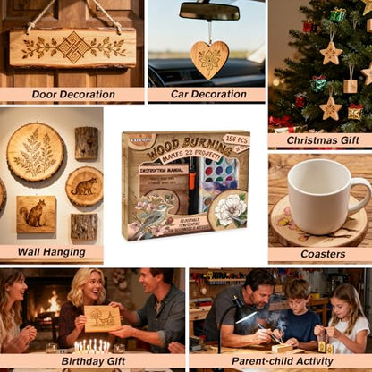 Wood Burning Kit (156 Count)