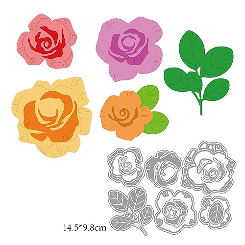 Cutting Dies Metal Stencils Scrapbooking Tools Flowers Lace Frame DIY Embossing Template for Paper Card Making Album Arts Crafts Supplies
