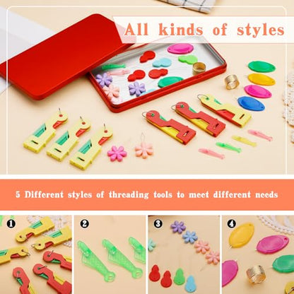 33 Pcs Needle Threaders Set