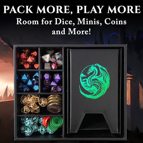 All-in-One Game Roamer - Dice Tray & Tower for DND and RPG