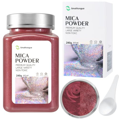 Mica Powder Maroon