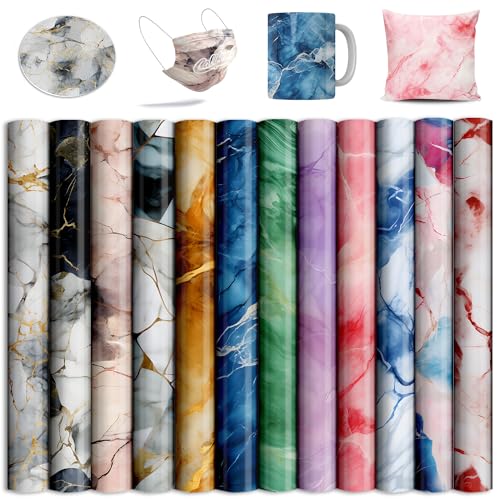 Sublimation Transfer Sheets for Heat Press Machine (12 Count)