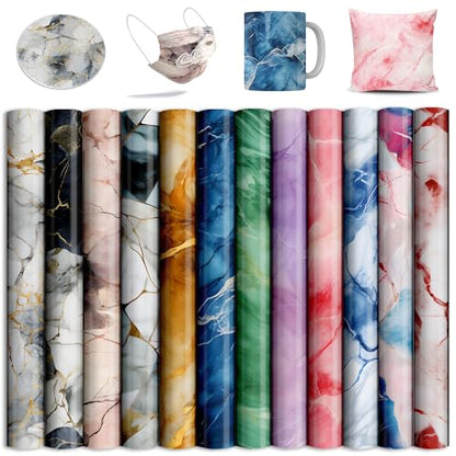 Sublimation Transfer Sheets for Heat Press Machine (12 Count)