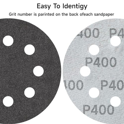 80PCS 5 inch Wet Dry Sanding Discs 320 (80 Count)