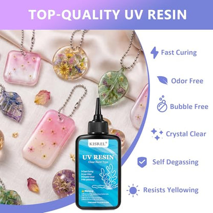 200g UV Resin Kit with Light