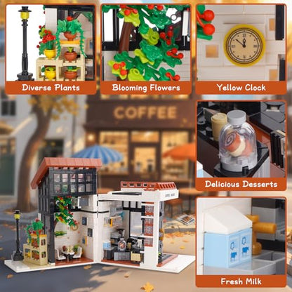 City Coffee House Building Blocks Set