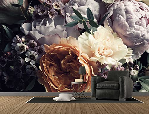 Floral Wallpaper Mural for Bedroom (56.25 Sq Ft)