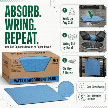 Water Absorbent Pads (50 Count)