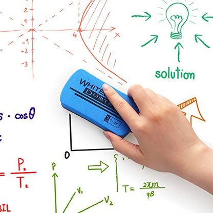 6 Pack Magnetic Dry Eraser Erasers (6 Count)
