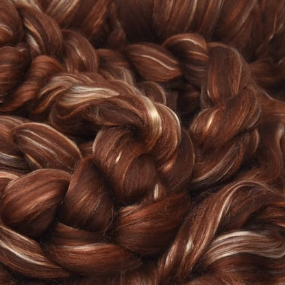Merino Silk Luxe Tonal Designer Blend. Superfine Merino