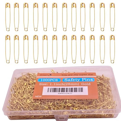 1000PCS Safety Pins (1000 Count)