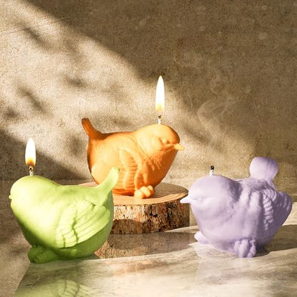 Animal & Bird Resin & Silicone Candle Mold Set