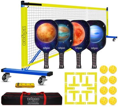 Pickleball Net Set with Wheels